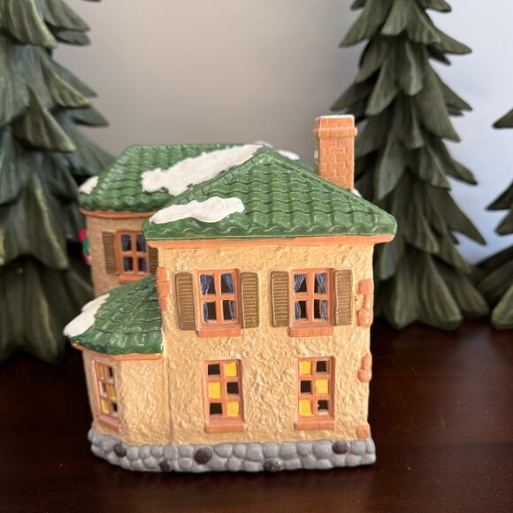 1988 Vintage Snow Village Department 56: “Palos Verdes”, Retired in 1990 - Picture 4 of 10